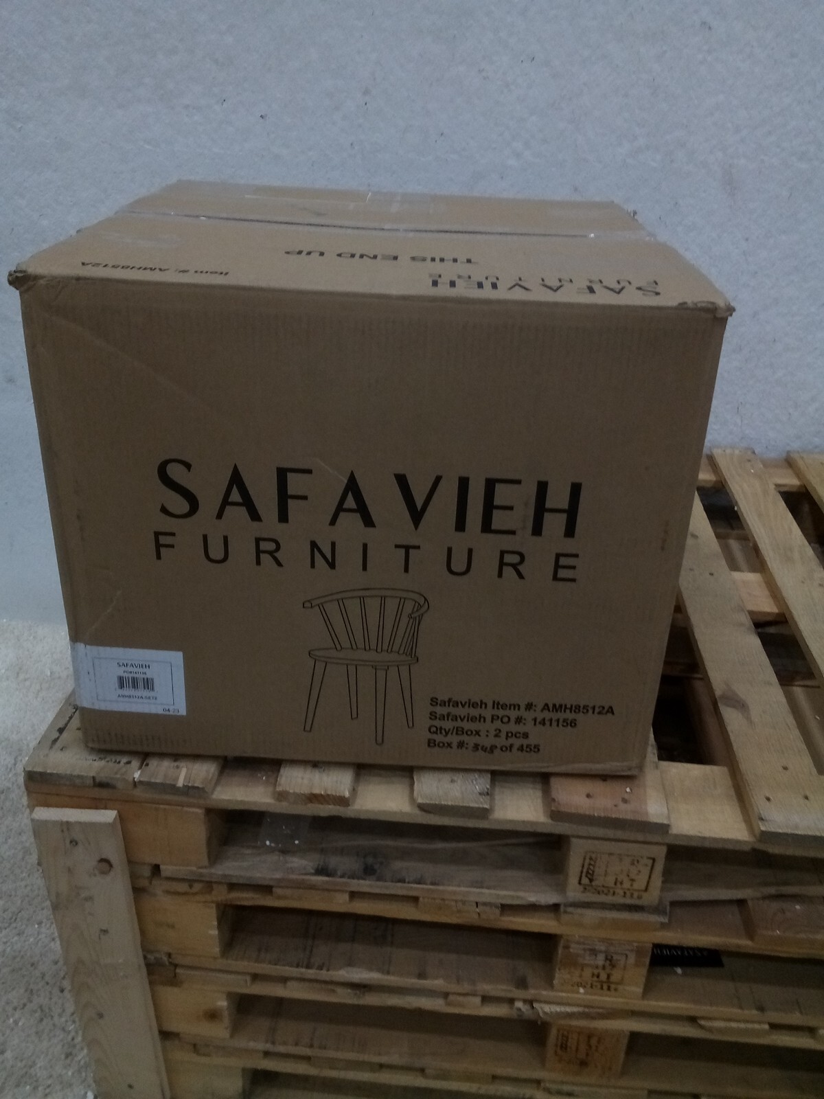 Safavieh Curved Spindle Side Chair, Reduced Price 2172721406 AMH8512A