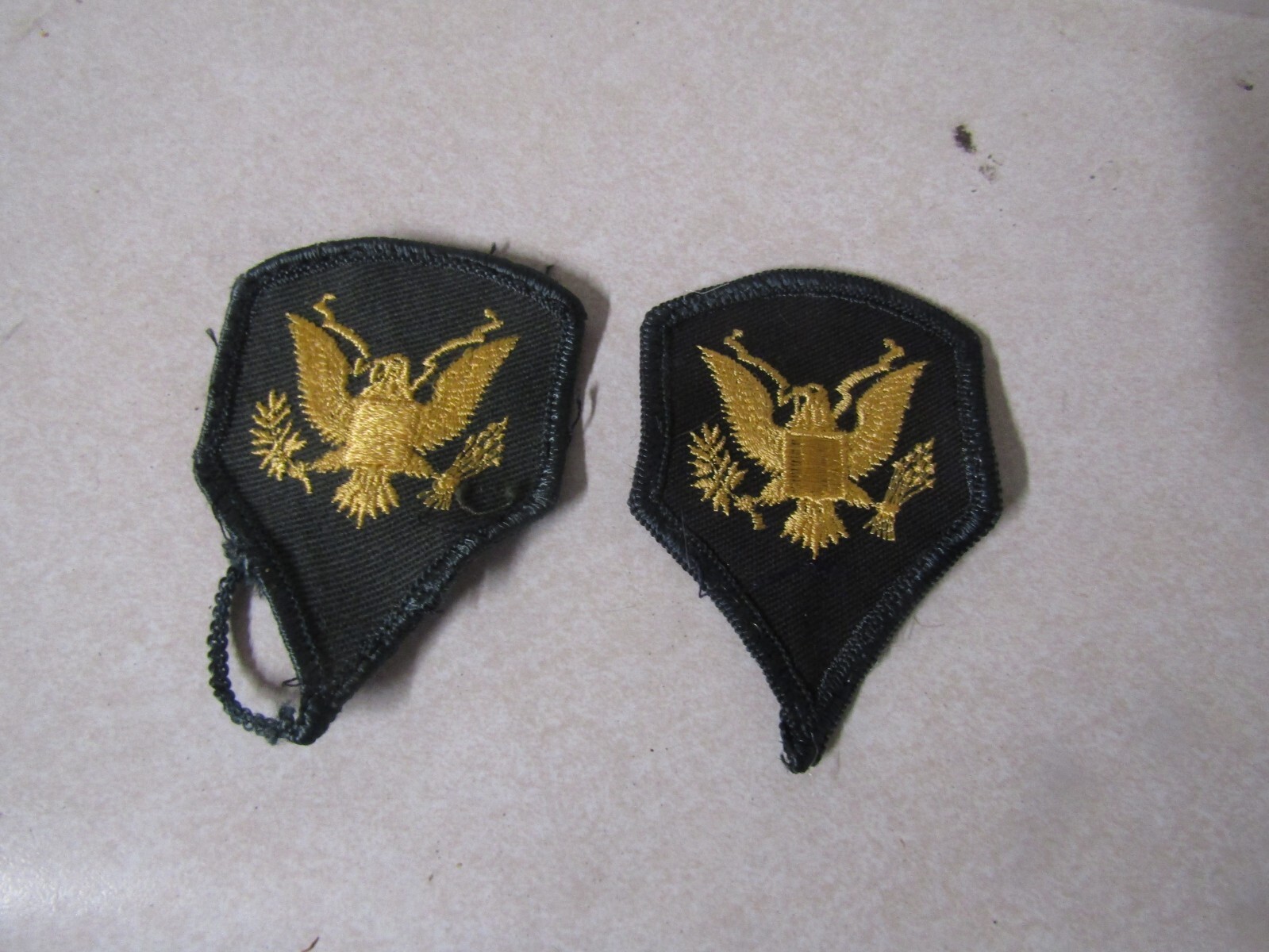 MILITARY PATCH STRIPES DRESS GREENS US ARMY RANK SET OF 2 SPECIALIST FEMALE