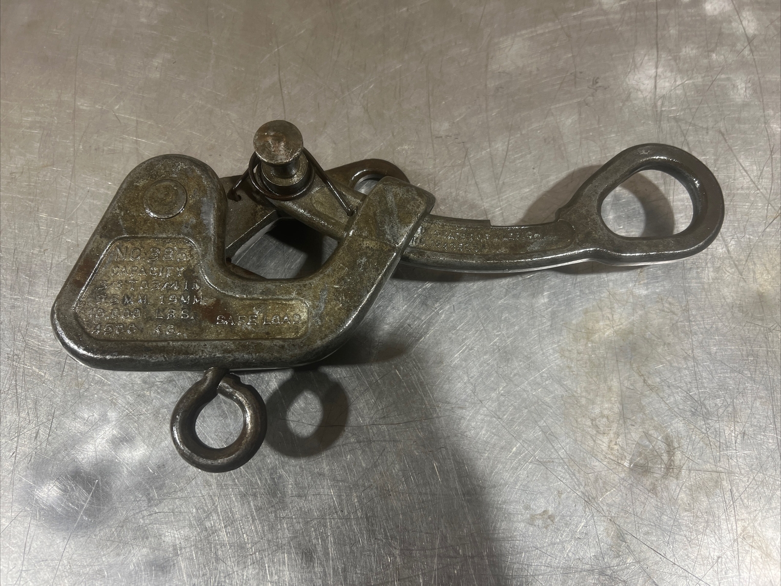 CRESCENT TOOL 385 CABLE WIRE GRIP PULLER 10,000 LBS CAP Used Surplus