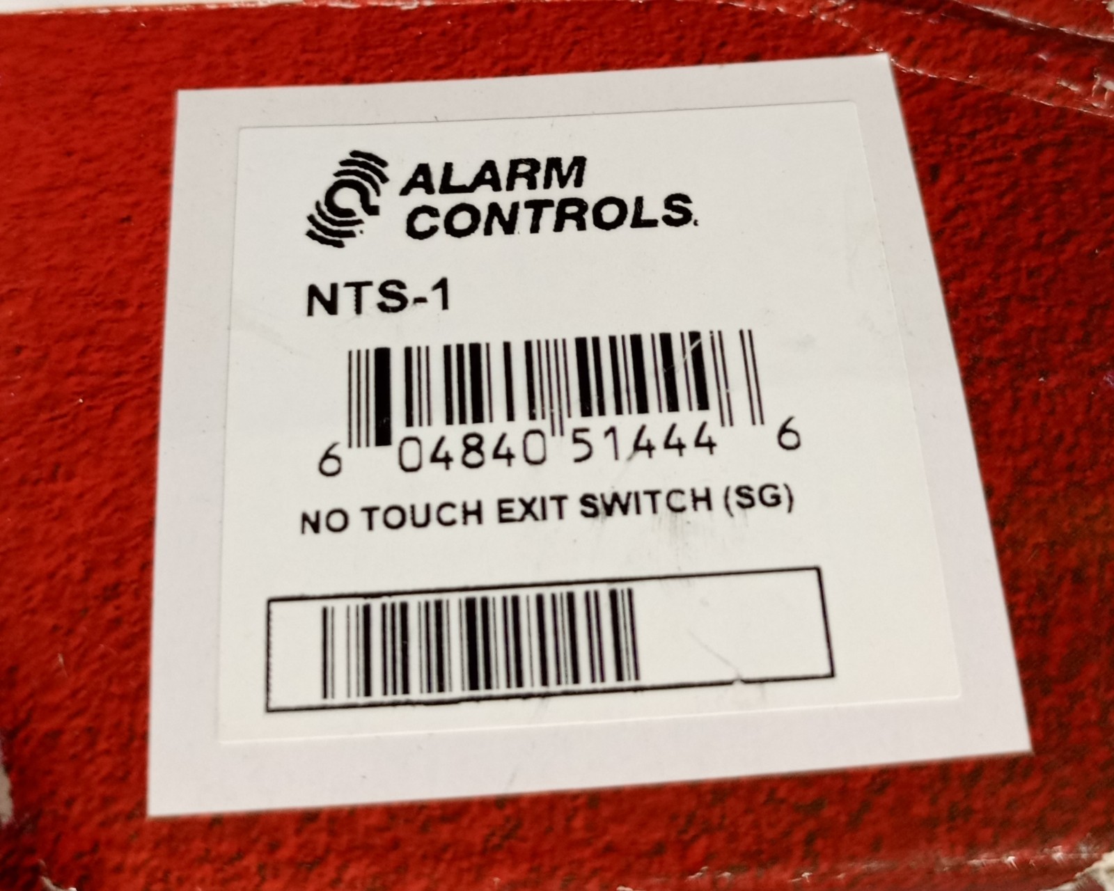 Alarm Control NTS No Touch Exit Switch