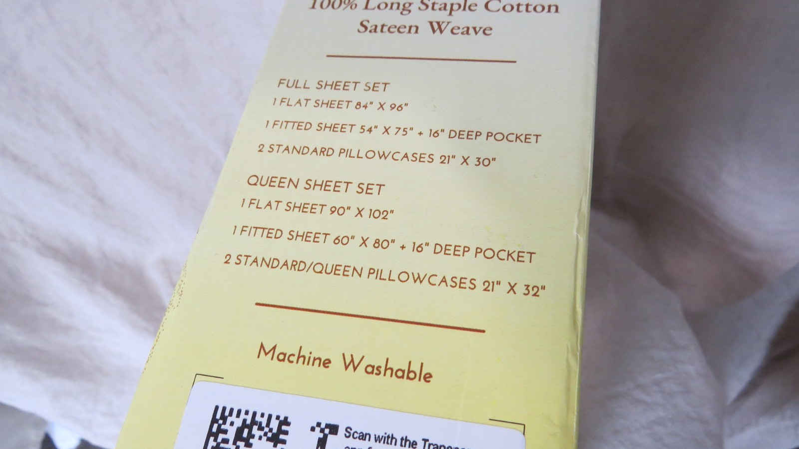 California Design Den Full Sheet Set Soft 400 Thread Count Sateen Bright White
