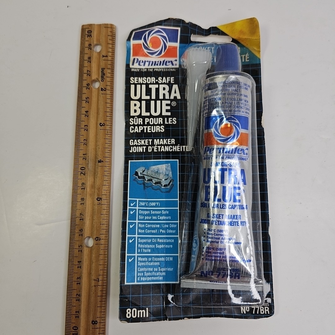 Permatex Ultra Blue 77BR No Leak Silicone Gasket Sealant Tube 80mL 81805