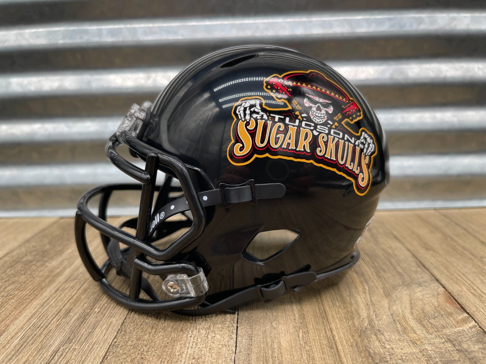 Custom Tucson Sugar Skulls (IFL 2023 Alt.) Speed Mini Helmet