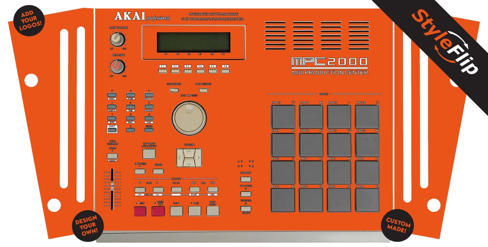 Akai MPC-2000 Skin | Custom Design | Protective Decal | StyleFlip Skins