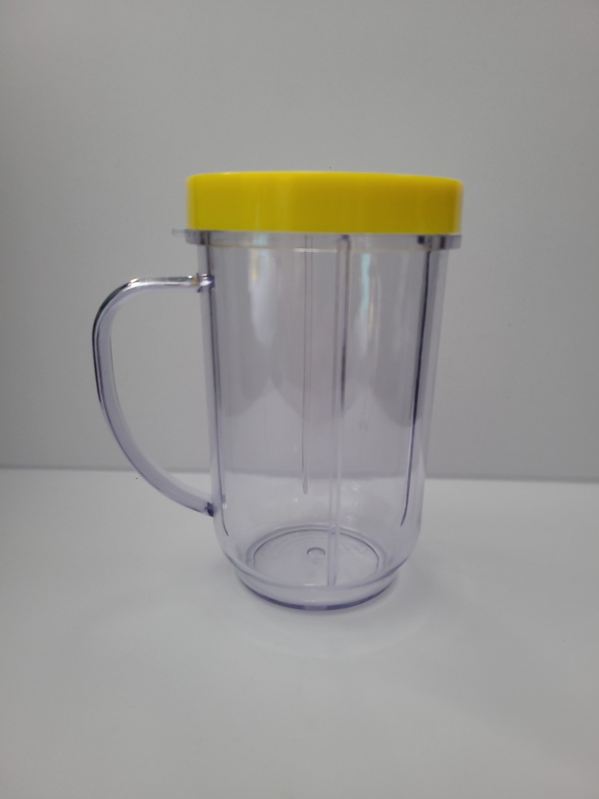 2 Magic Bullet Blender Mugs Cups- Red And Yellow