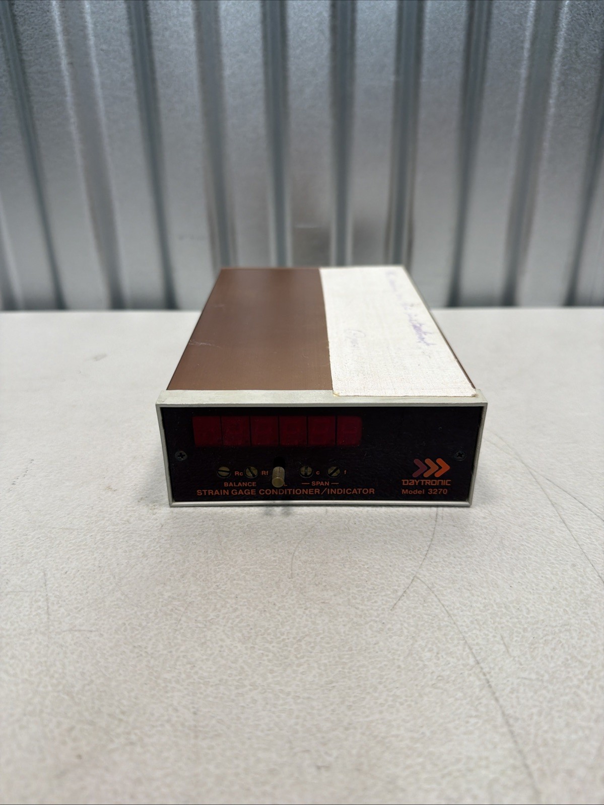 Daytronic 3270 DC Strain Gage Conditioner and Indicator