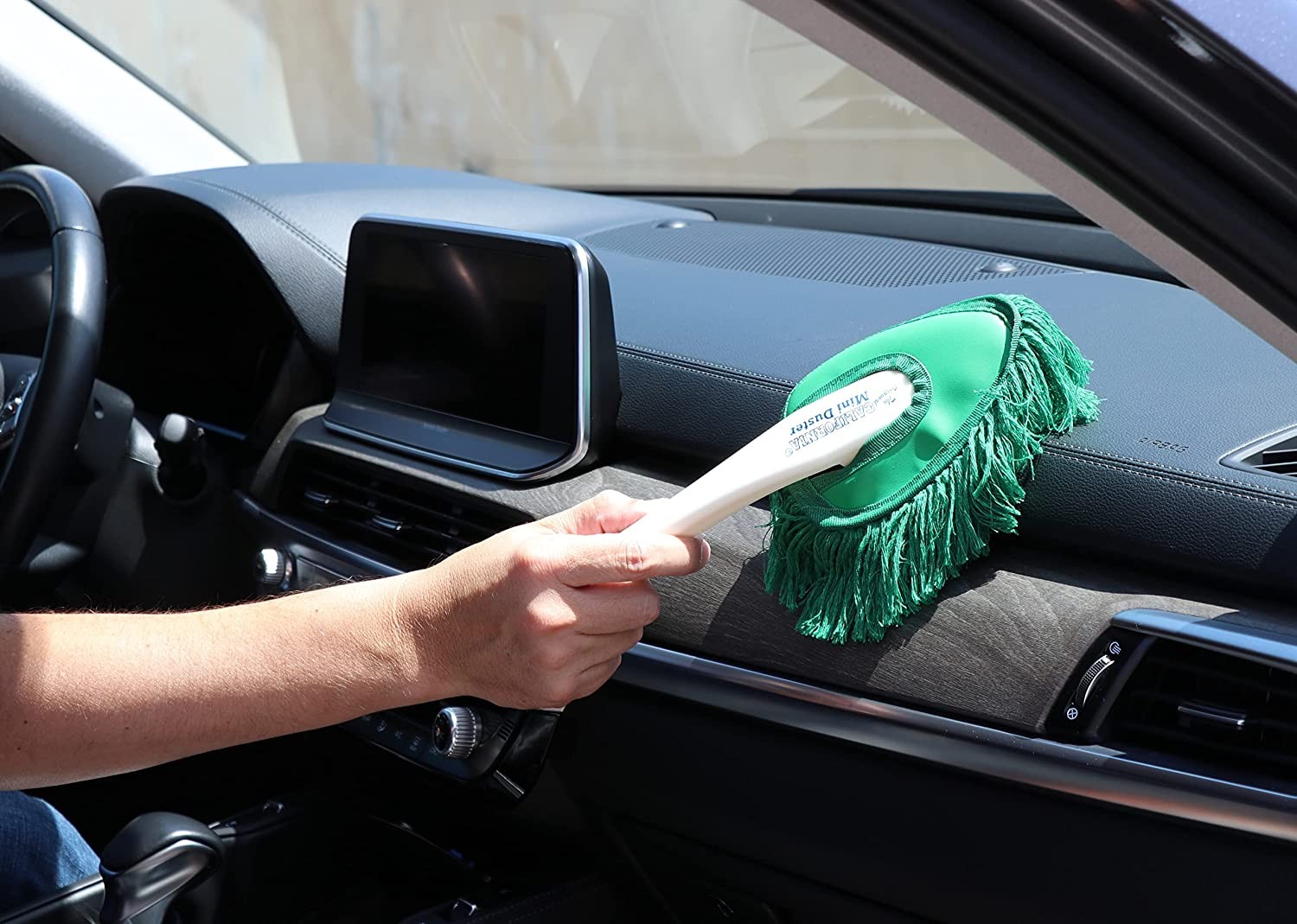 California Mini Car Duster (Green) + Wheel Duster
