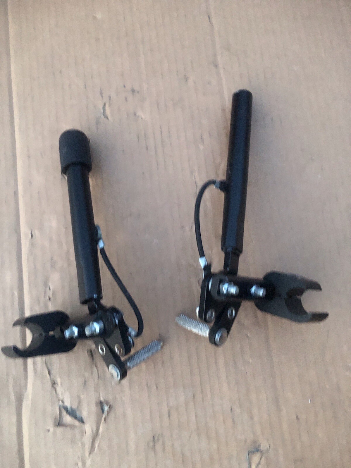 Pair Quickie, Ki Mobility Catalyst 5VX Wheelchair Push to Lock Hand Brake #02
