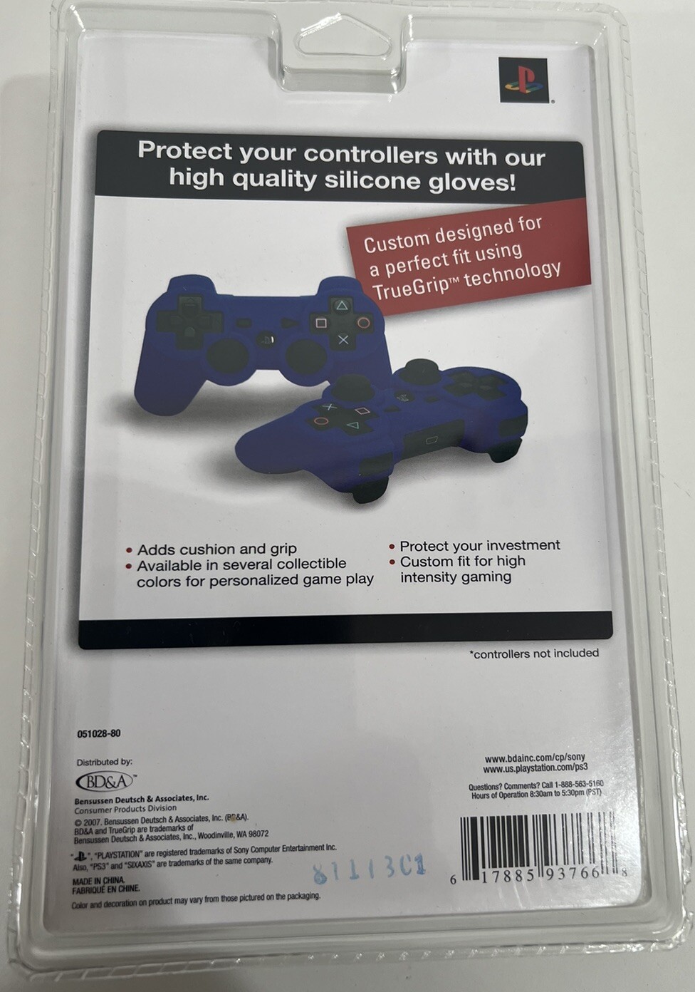 New SONY PLAYSTATION 3 - Heat Sensitive Wireless Controller glove/cover White
