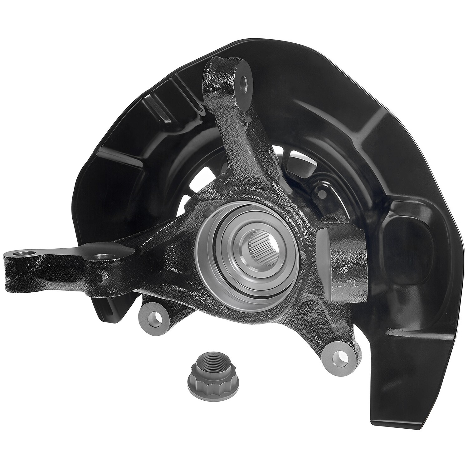 Front Steering Knuckles & Wheel Hub Bearings for 2004 - 2007 Toyota Highlander