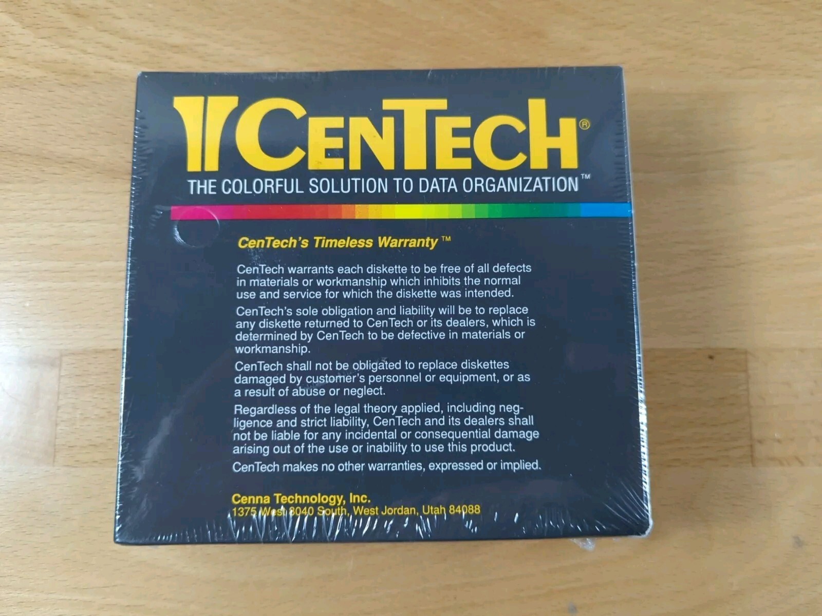 New Vintage CenTech Premium Disk Diskettes HR 5196D Double Sided 10 Mil Jacket