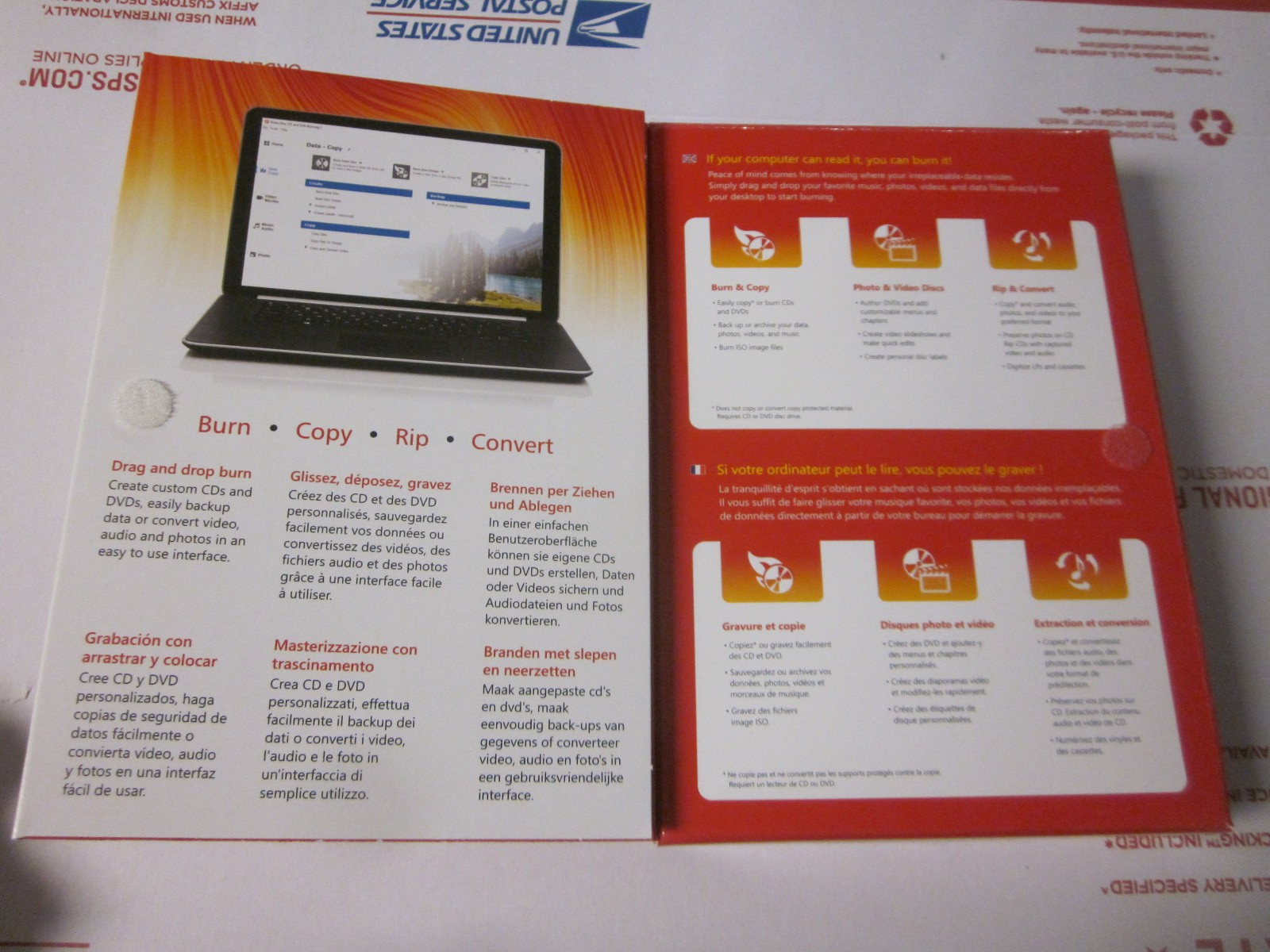 Roxio Easy CD & DVD Burning 2 - Disc Burner & Video Capture Software Brand New