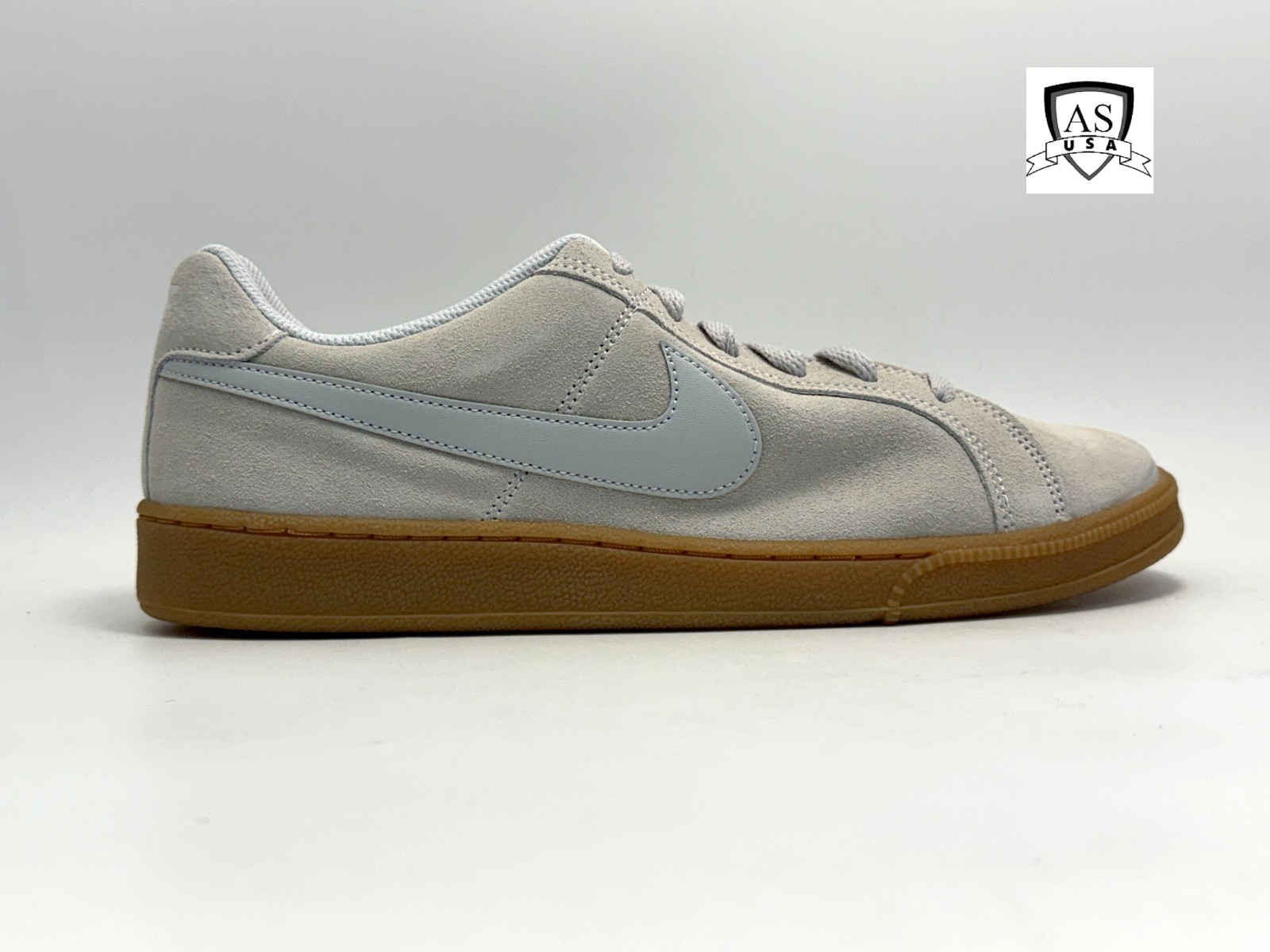 Nike Court Royale Suede Womens 8.5, 9.5, 11 Pure Platinum Casual Shoe 916795 001