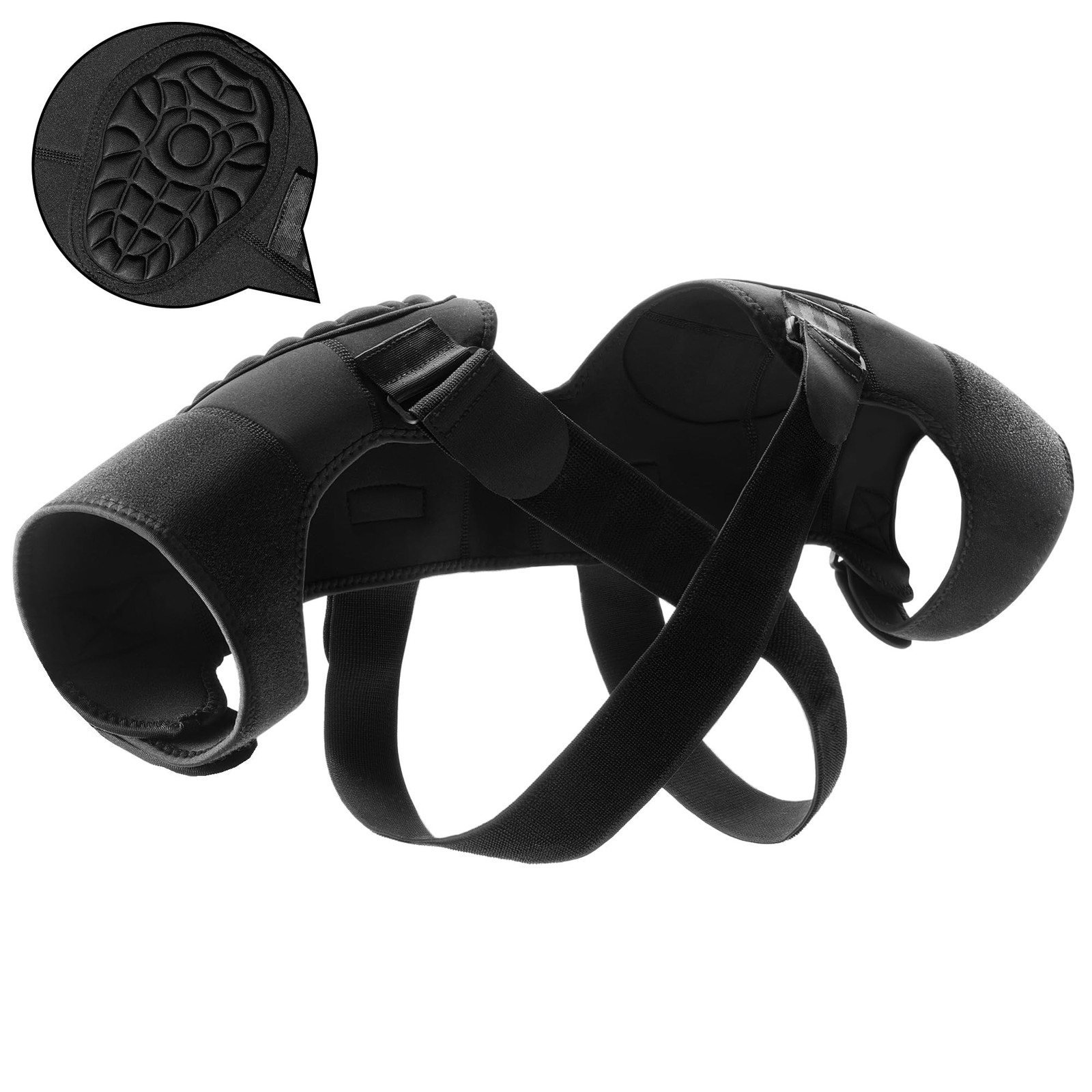 Thickened Wear-Resistant Shoulder Brace with Pads for Heavy-Duty Use, Support...