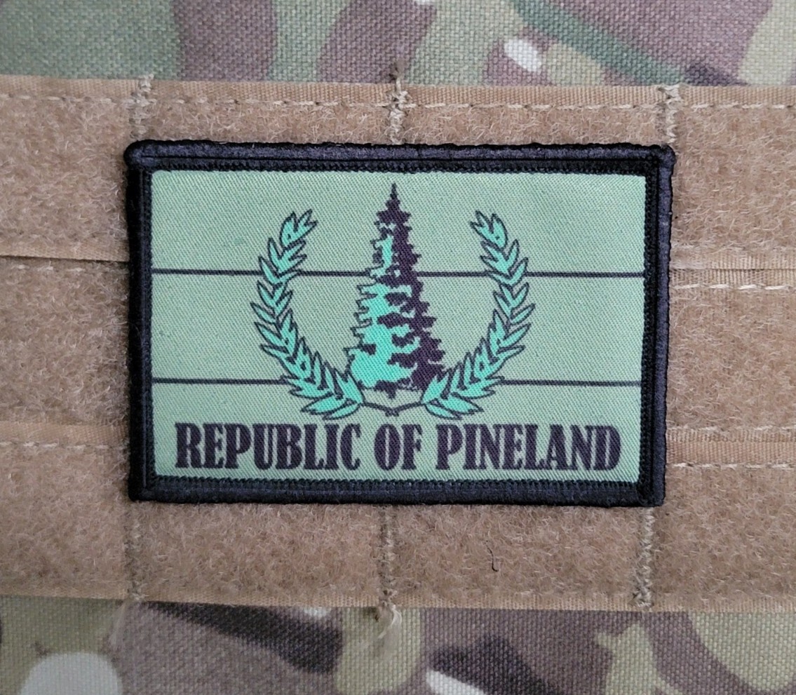 Republic of Pineland Military OD Green Patch Army Special Forces Robin Sage