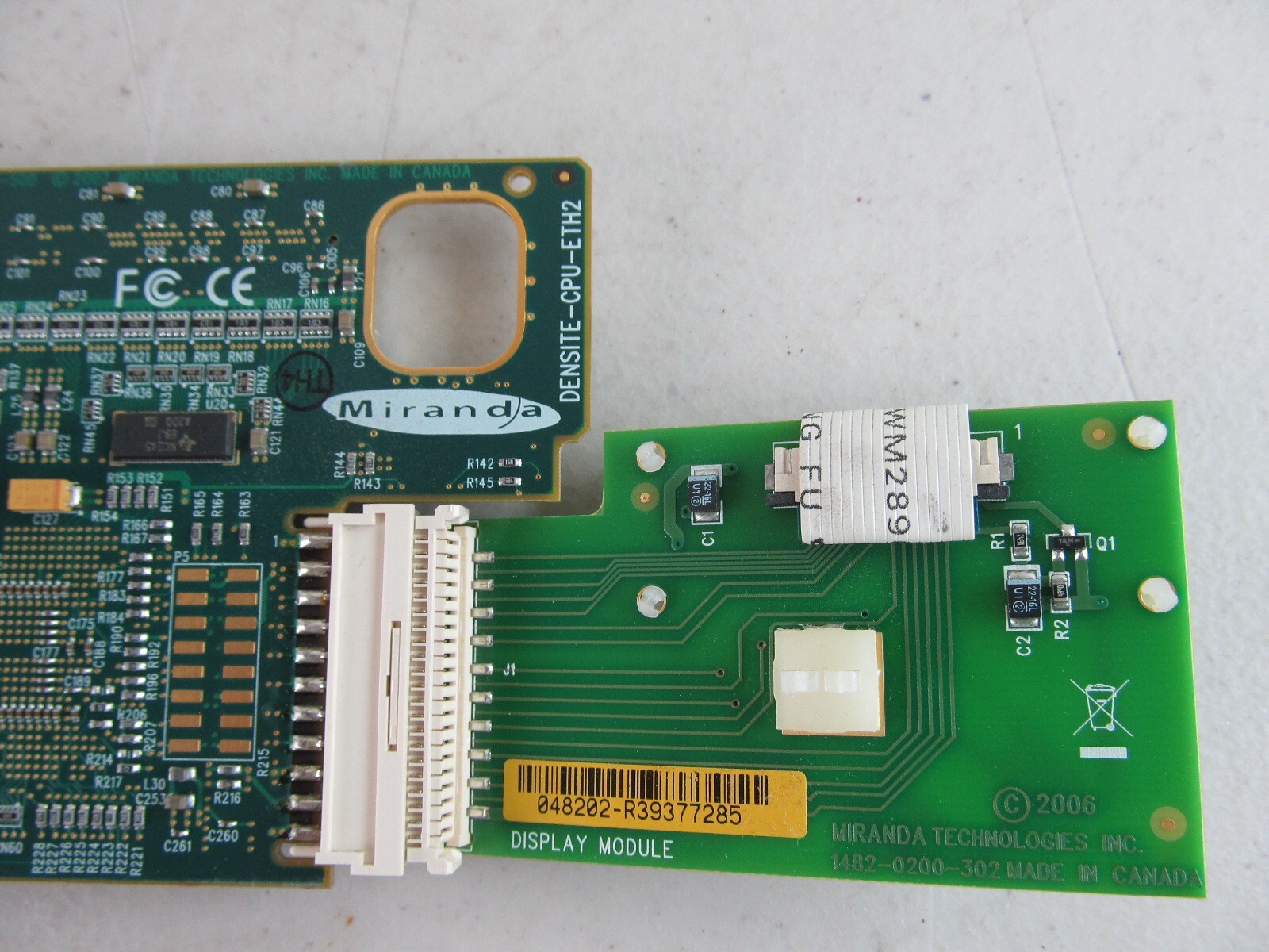 Miranda Densite-CPU-ETH2 Controller Card