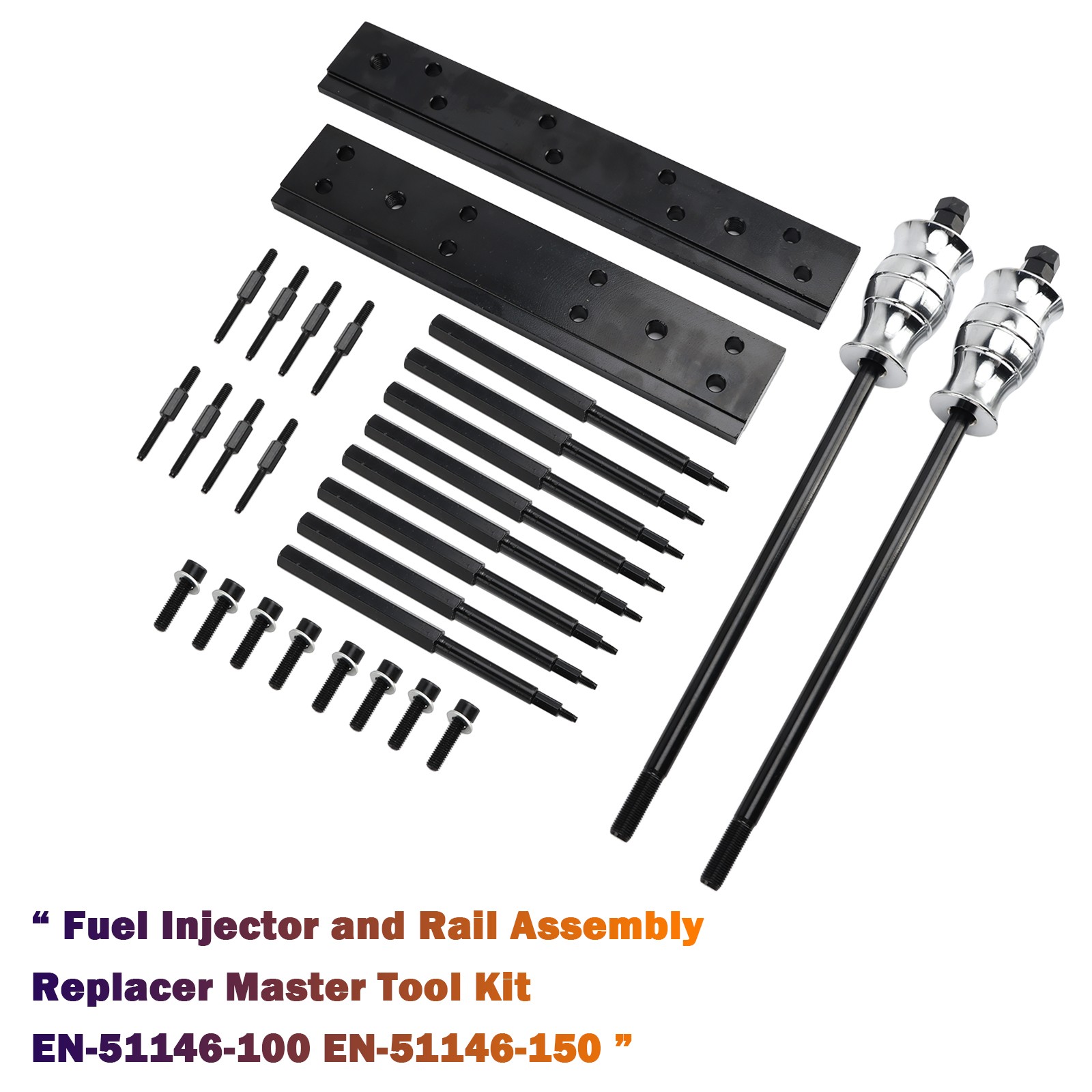 Fuel Injector& Rail Assembly Replacer Master Tool Kit EN-51146-100 EN-51146-150