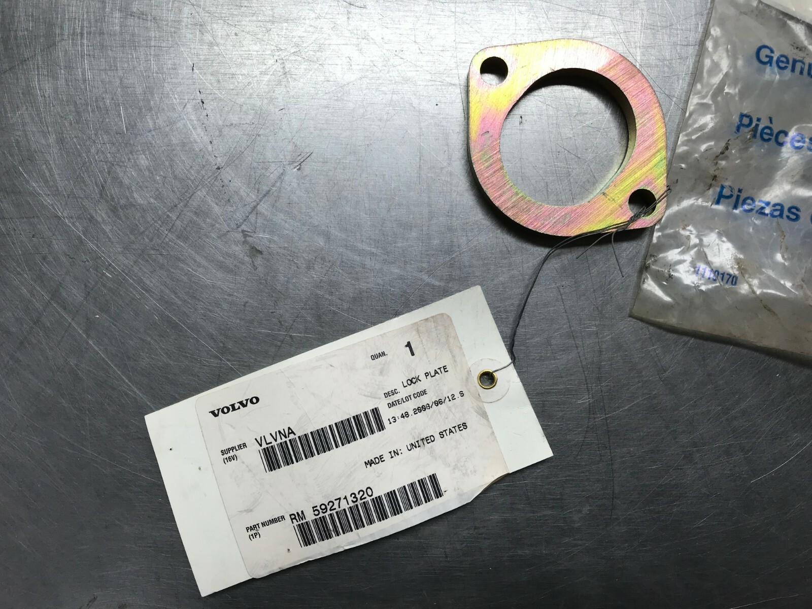 59271320  GENUINE  Volvo   LOCK PLATE   RM59271320