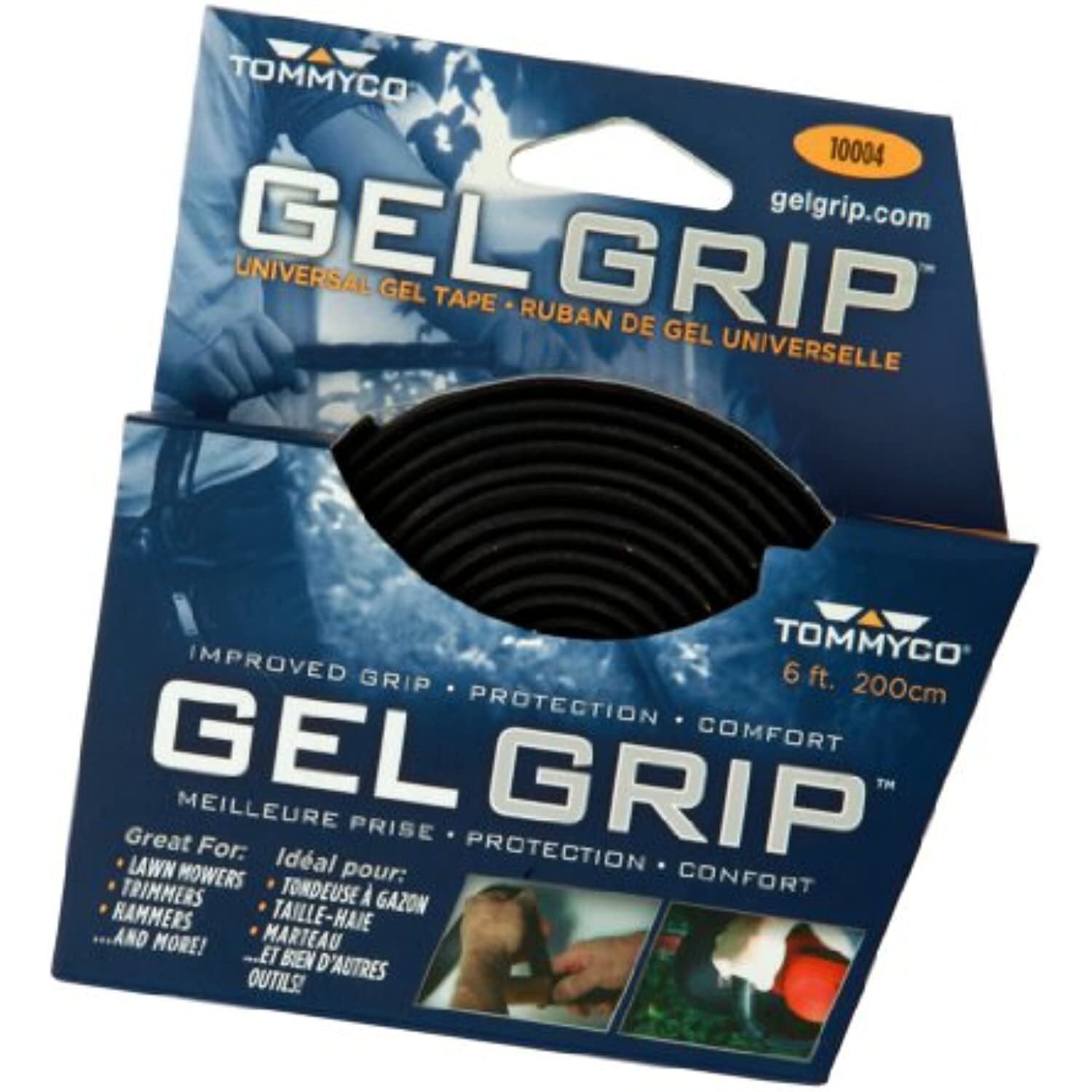 Tommyco Kneepads 10004 Gel Grip Tool Handle Wrap, Black
