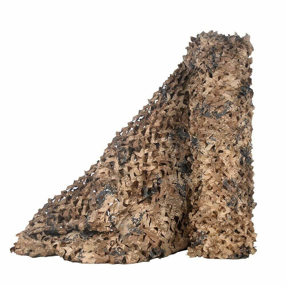 Military Woodland Camouflage Netting Cutable Camo Net Camping Hunting Car Cover