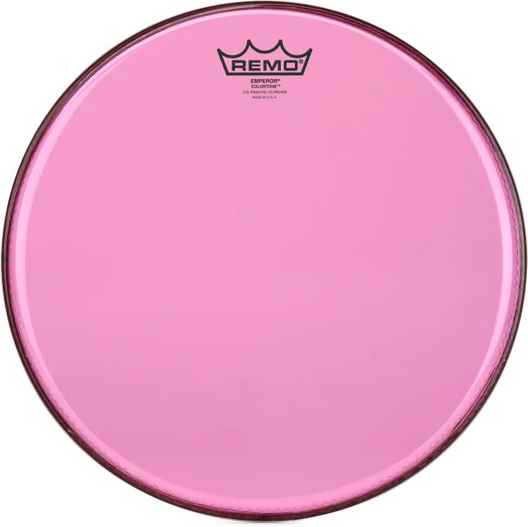 Remo Emperor Colortone Pink Drumhead - 13 inch