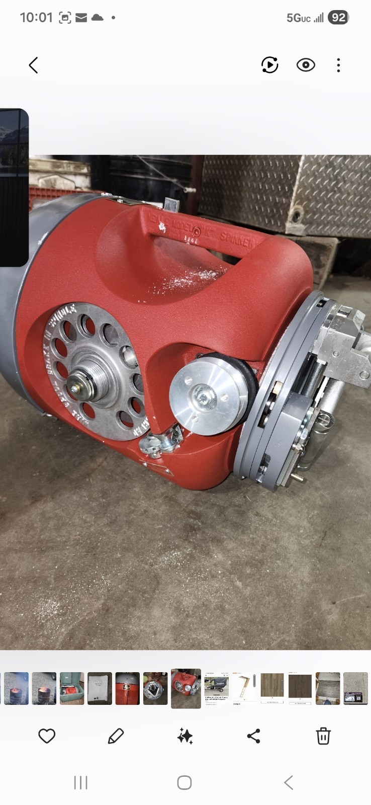 Cable Spinning Equipment Company K 400 Pull Type Lasher with Case & Manual