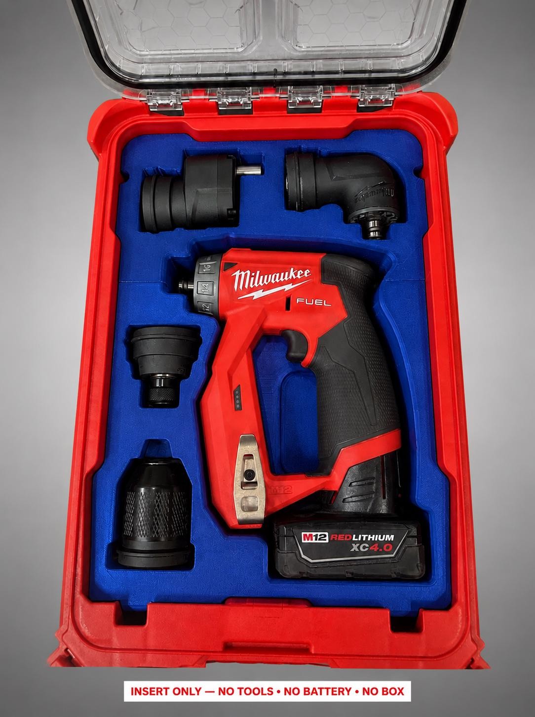 Milwaukee Packout Insert for M12 Fuel Installation Drill Driver | 3D Printed