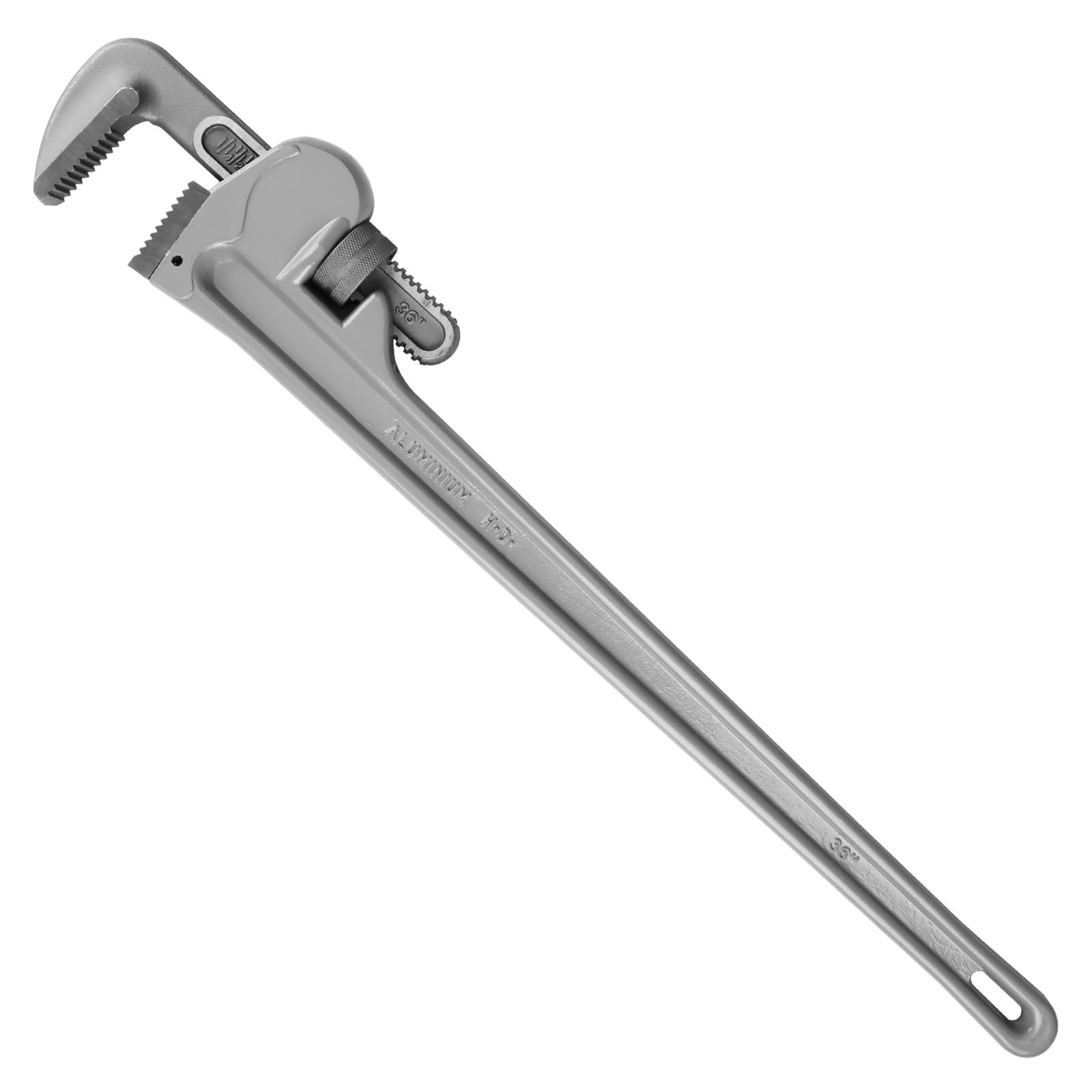 S Aluminum Pipe Wrench 01636 36 Inches Gray
