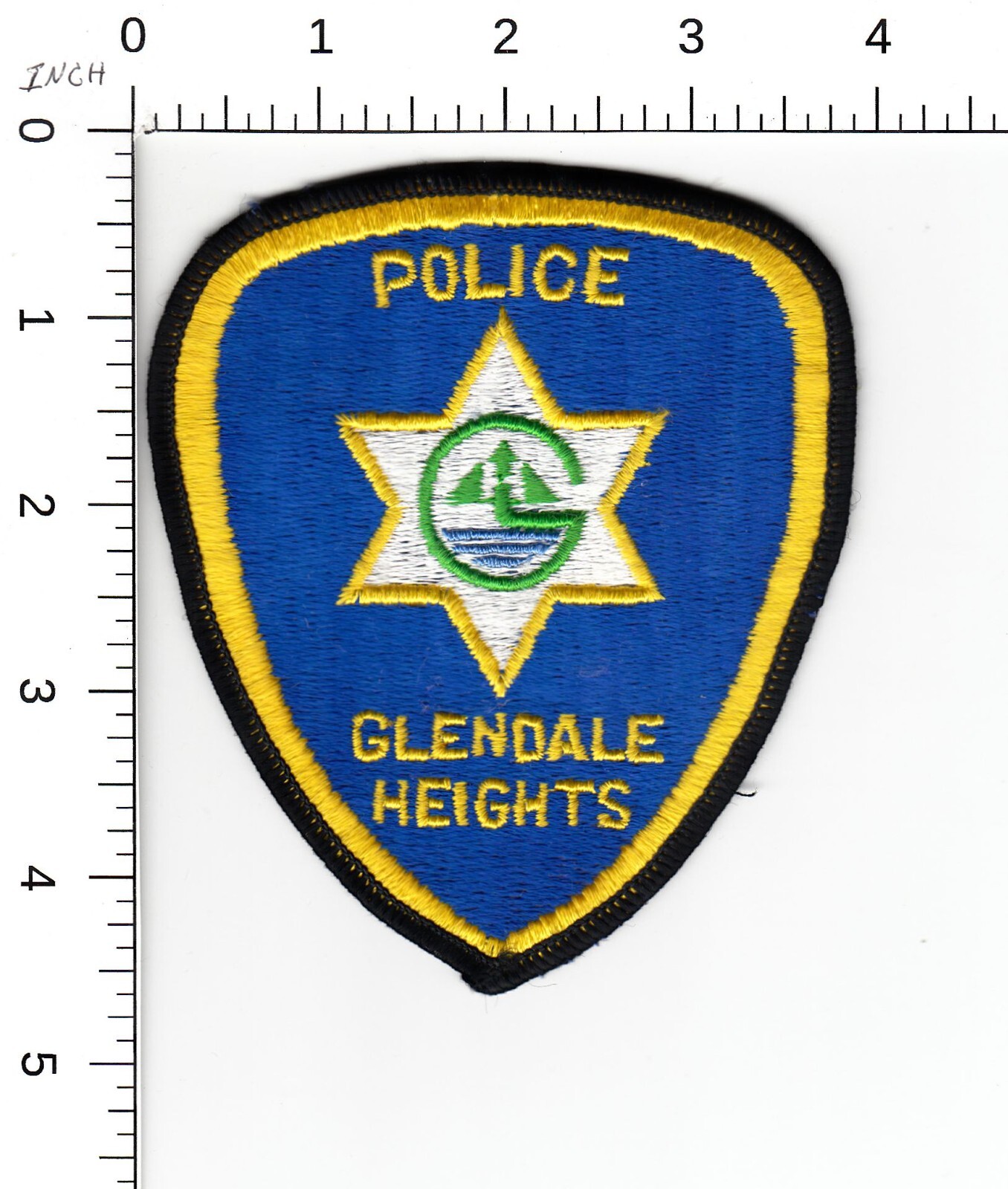 OOS GLENDALE HEIGHTS -- ILLINOIS POLICE COLLECTIBLE PATCH