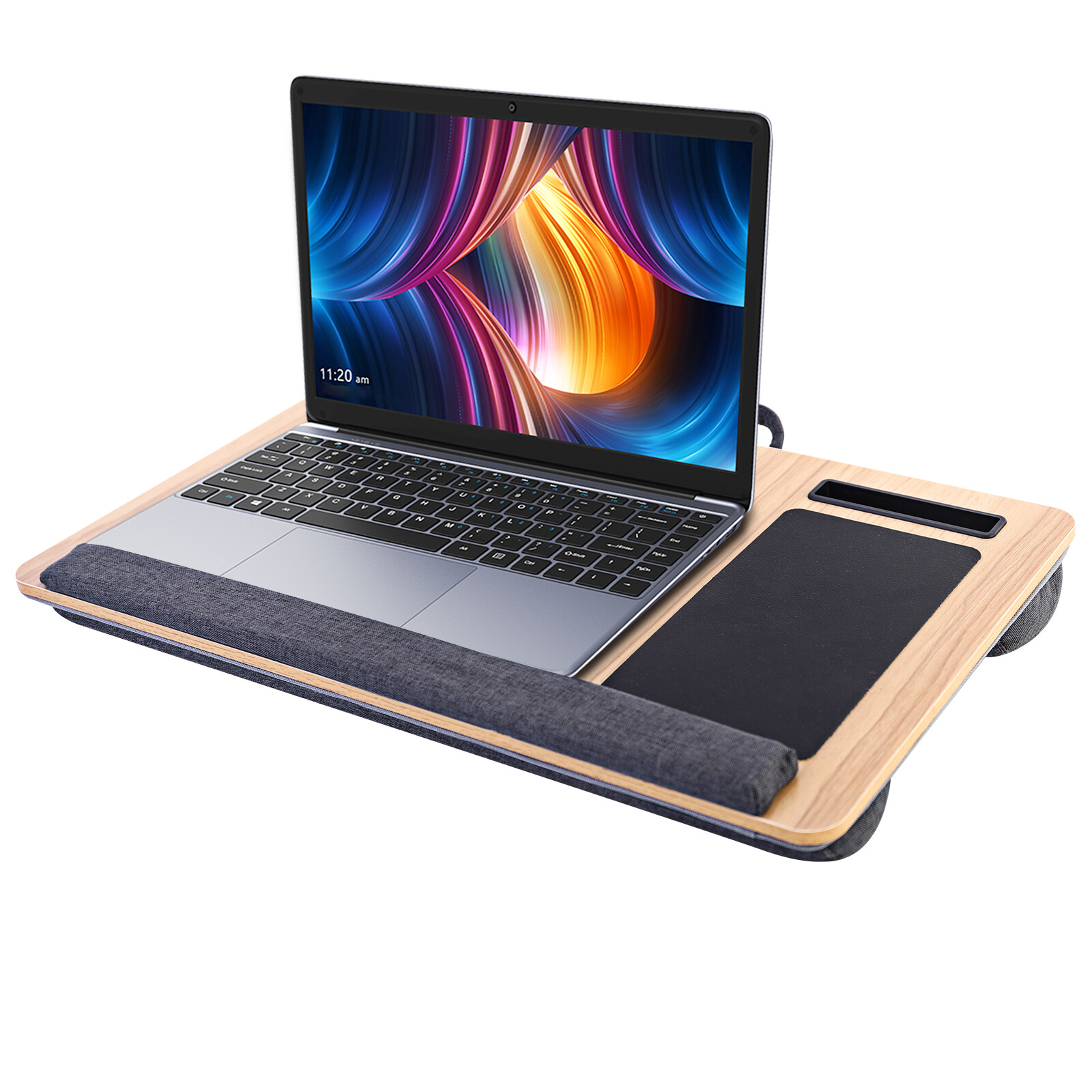 Portable Laptop Desk Table Tray Lap Computer Support Cushion Bed Pillow Cushion