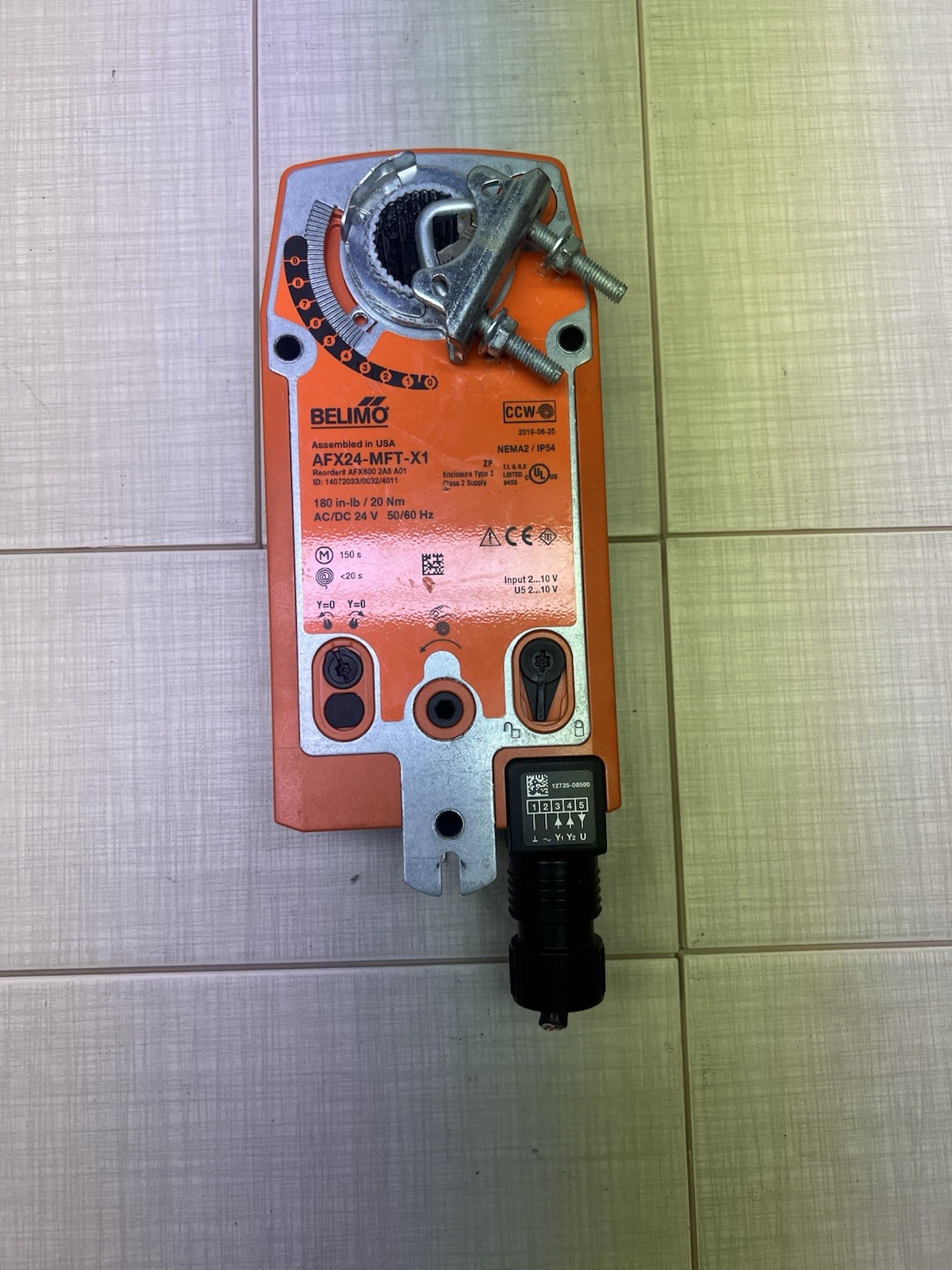 BELIMO AFX24-MFT-X1 DAMPER ACTUATOR, NEW OPEN BOX, MAKE OFFER