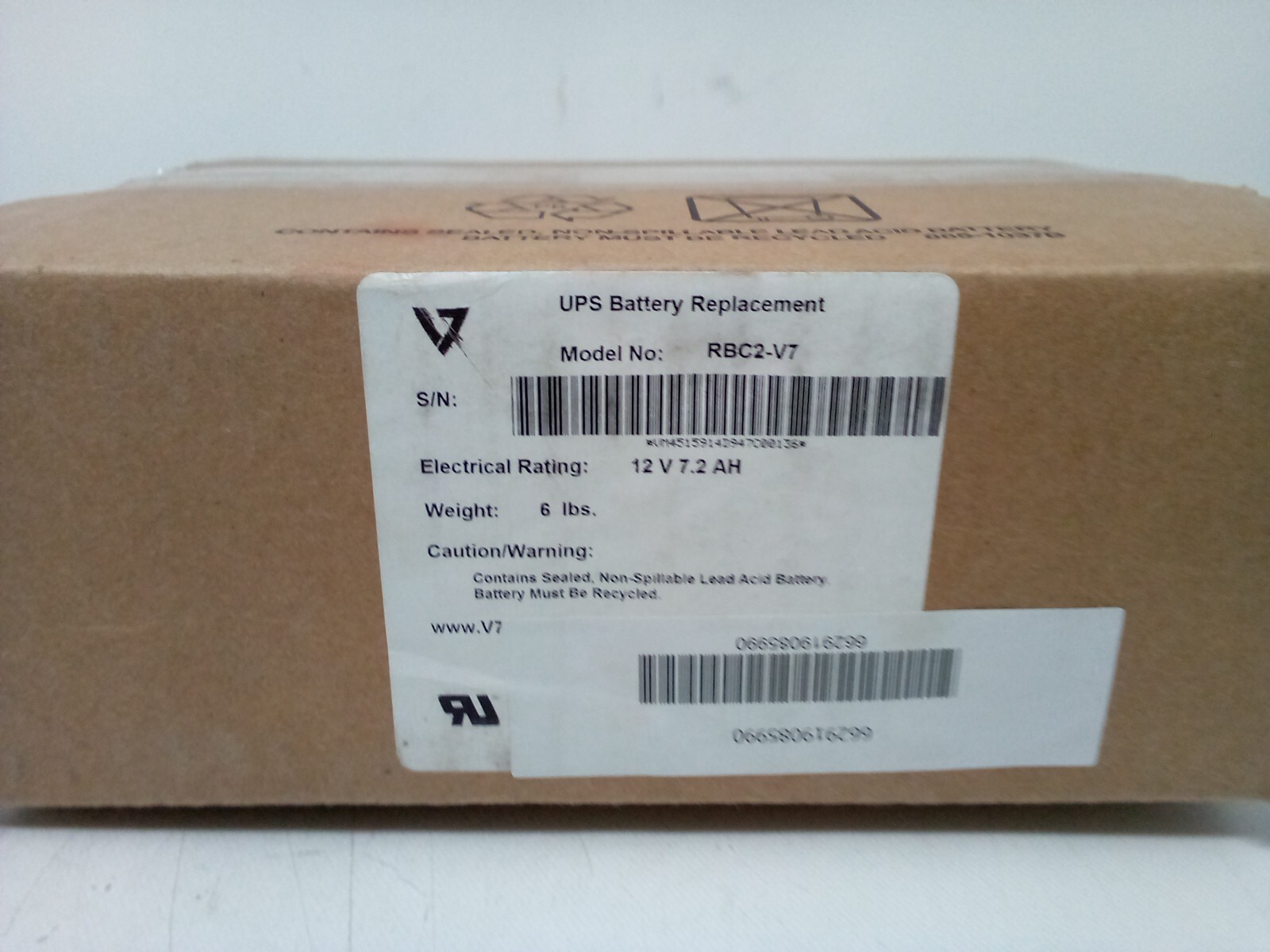 V7 RBC2-V7 RBC2 UPS Replacement Battery for APC