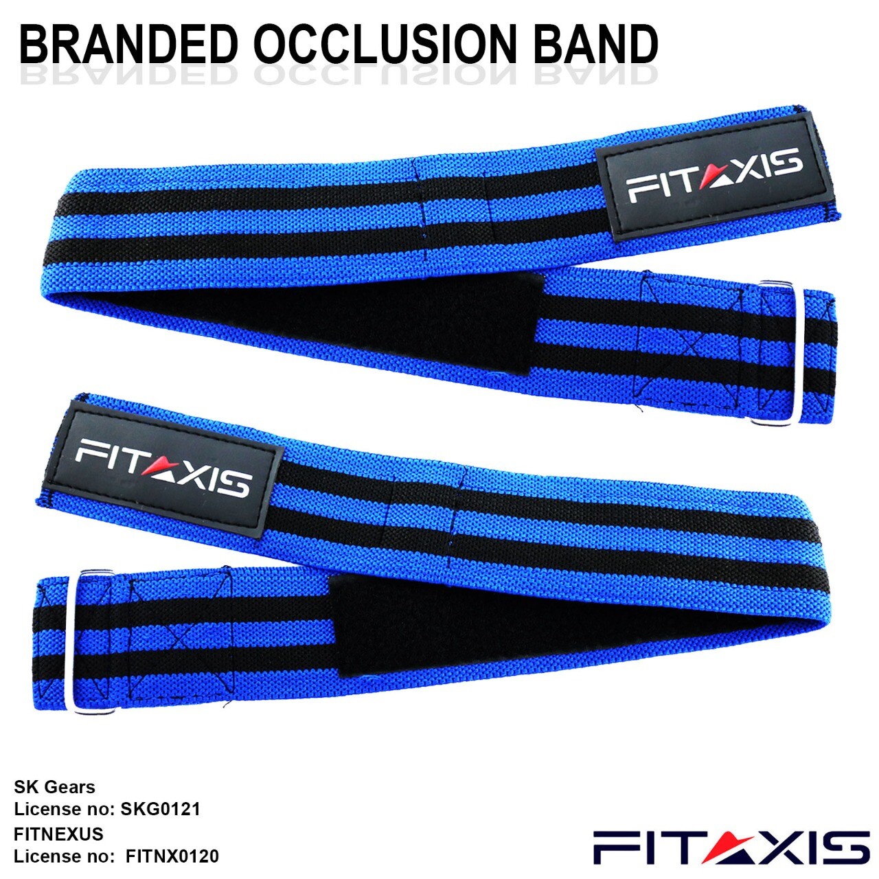 FITAXIS Occlusion Bands Pairs Calves Muscle Growth Arm Leg Fitness Aesthetic