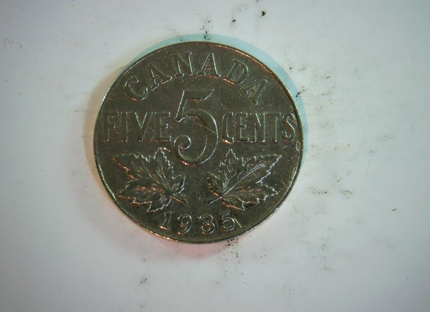 Canada 1935 5 Cents George V 5 Cents (Small Crown) Coin