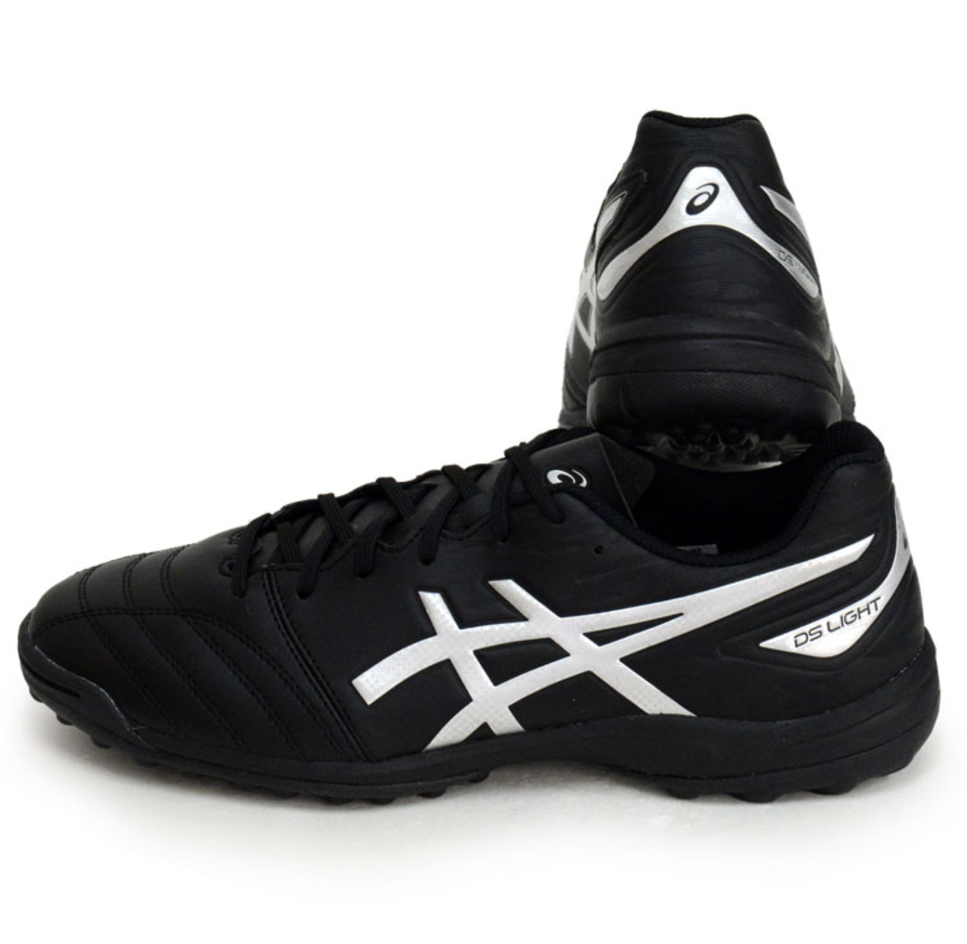 Asics JAPAN DS LIGHT CLUB TF Wide Soccer Football Turf Shoes 1103A112 Black
