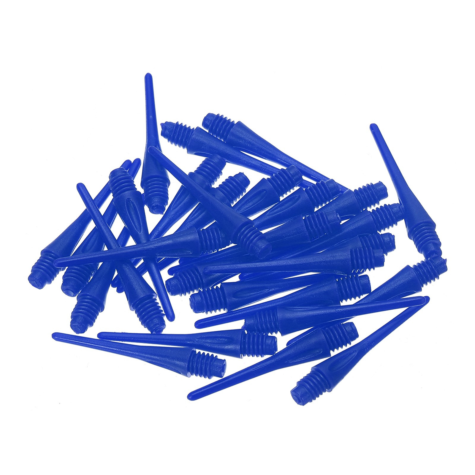 100Pcs 2BA Thread Plastic Soft Tip Dart Points Replacement Accessories, Blue