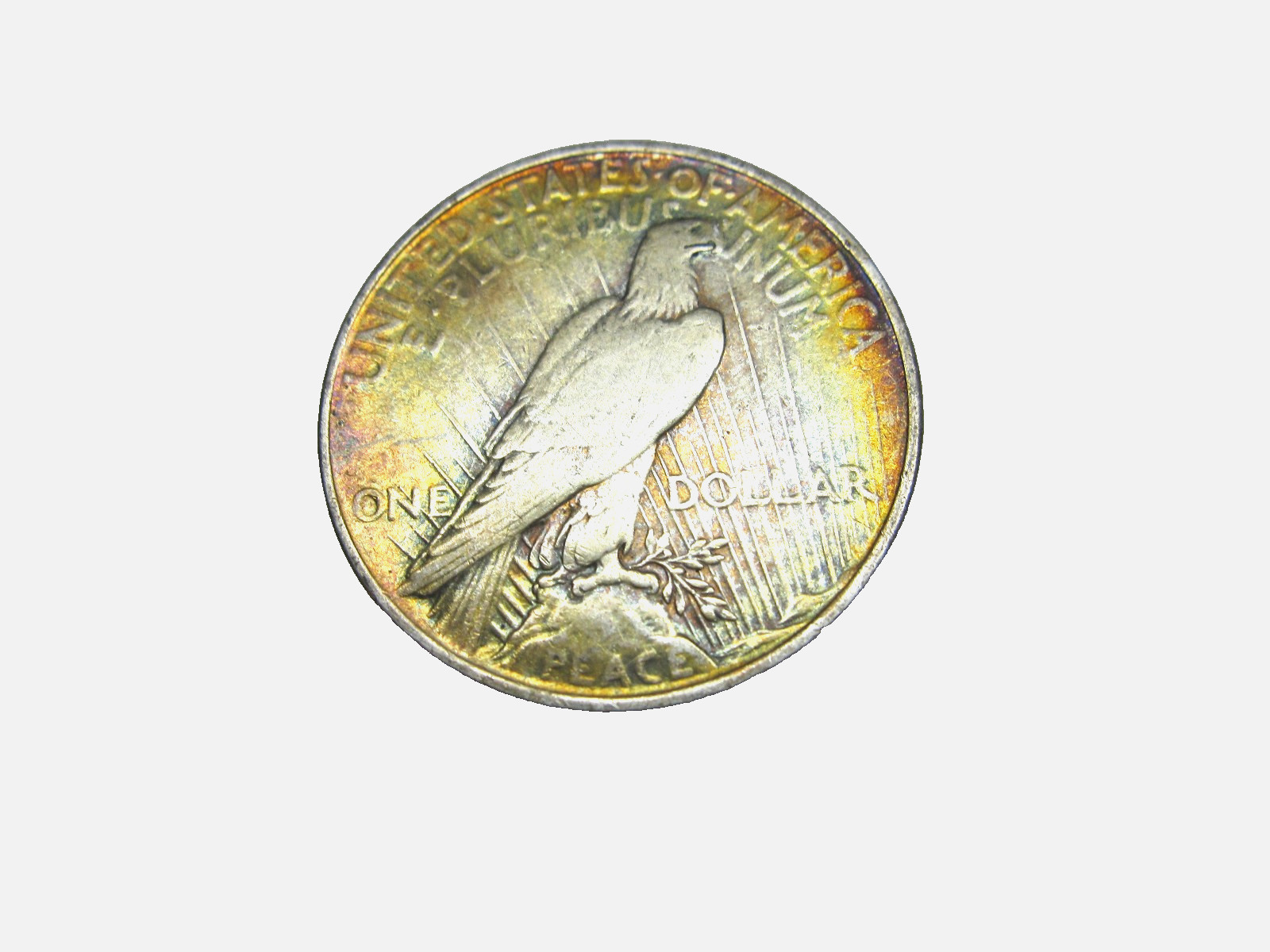 1923 Peace Dollar with Unique Toning