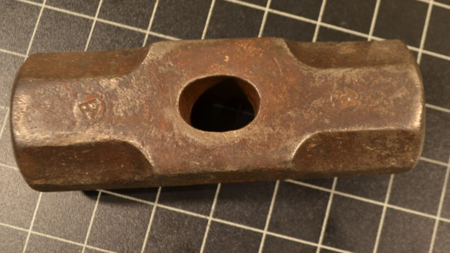 WOODINGS-VERONA - 12# - SLEDGE HAMMER HEAD - BLACKSMITH - VERY GOOD CONDITION
