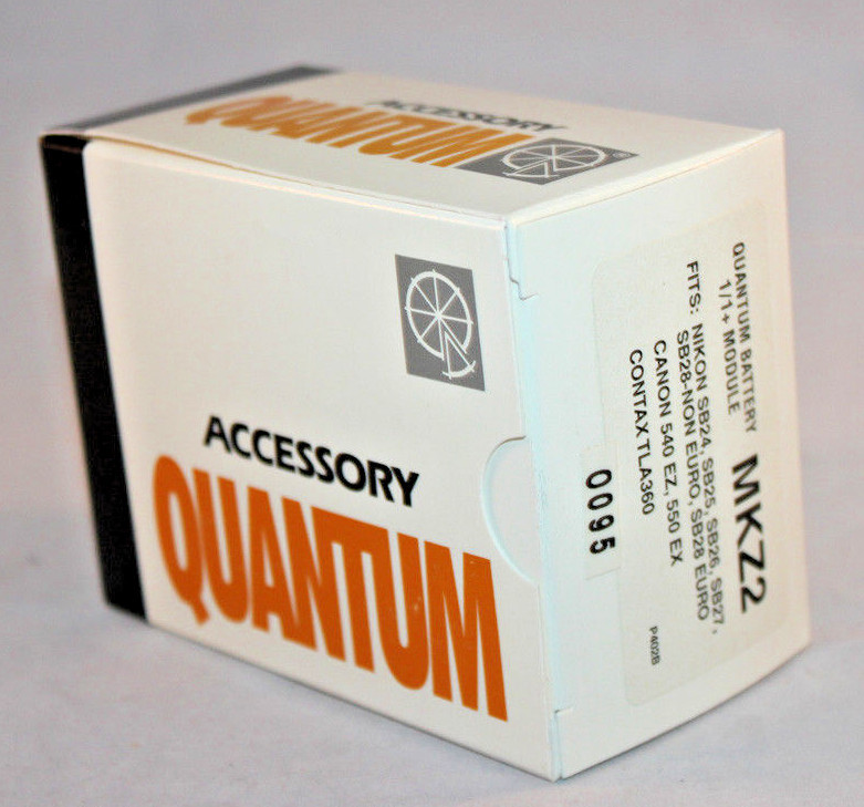 NEW QUANTUM BATTERY 1/1+ MKZ2 MODULE f NIKON SB 24 25 26 27 CANON 540 CONTAX 360