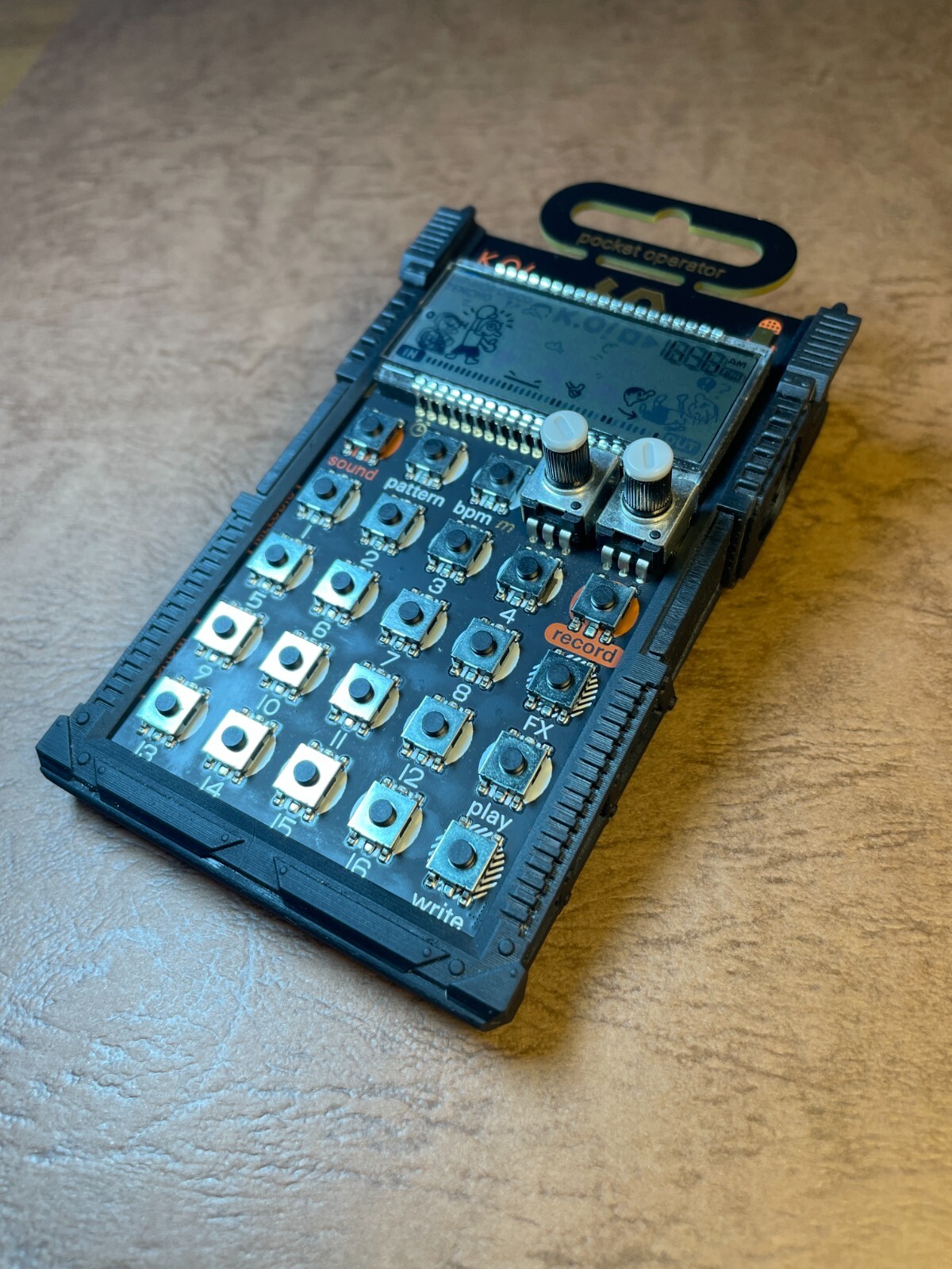 Pocket Operator Non-slip Slide Case-Sci-Fi | Back Cover | Teenage Engineering