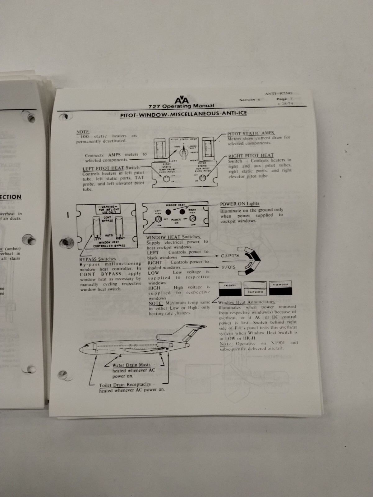 American Airlines 727 Operating Manual 1977-Copy