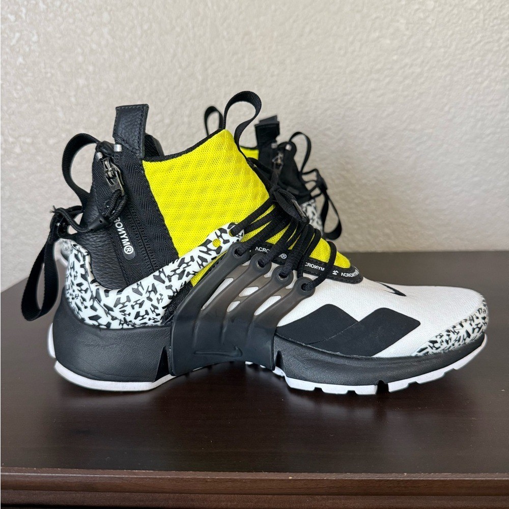 Nike Acronym x Air Presto Mid Dynamic Yellow Sneakers size 5 Men AH7832-100