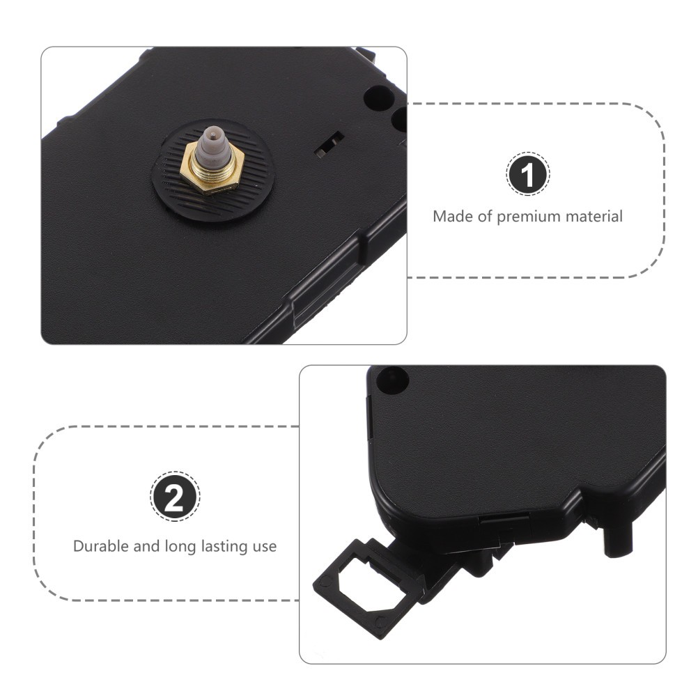 Battery Operated Quartz Clock Movement Replacement Mechanism Kit with Hands
