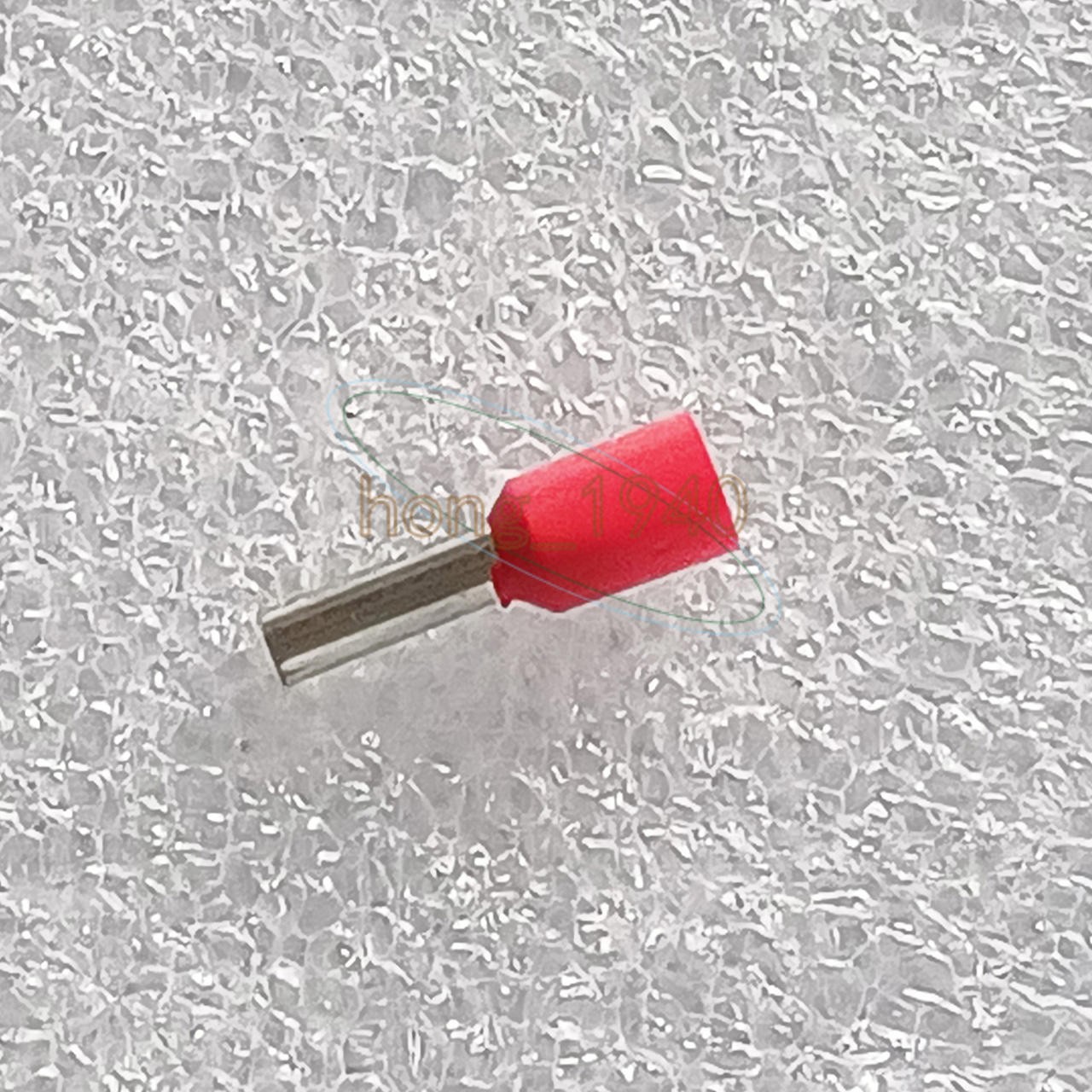 50Pcs Wire Crimp Connector Terminal Pre Insulated Ferrule Red E2518 14AWG