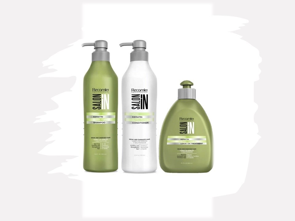 Recamier Professional Salon In +Pro Keratin Ultra Force Hair Kit 3 Packs