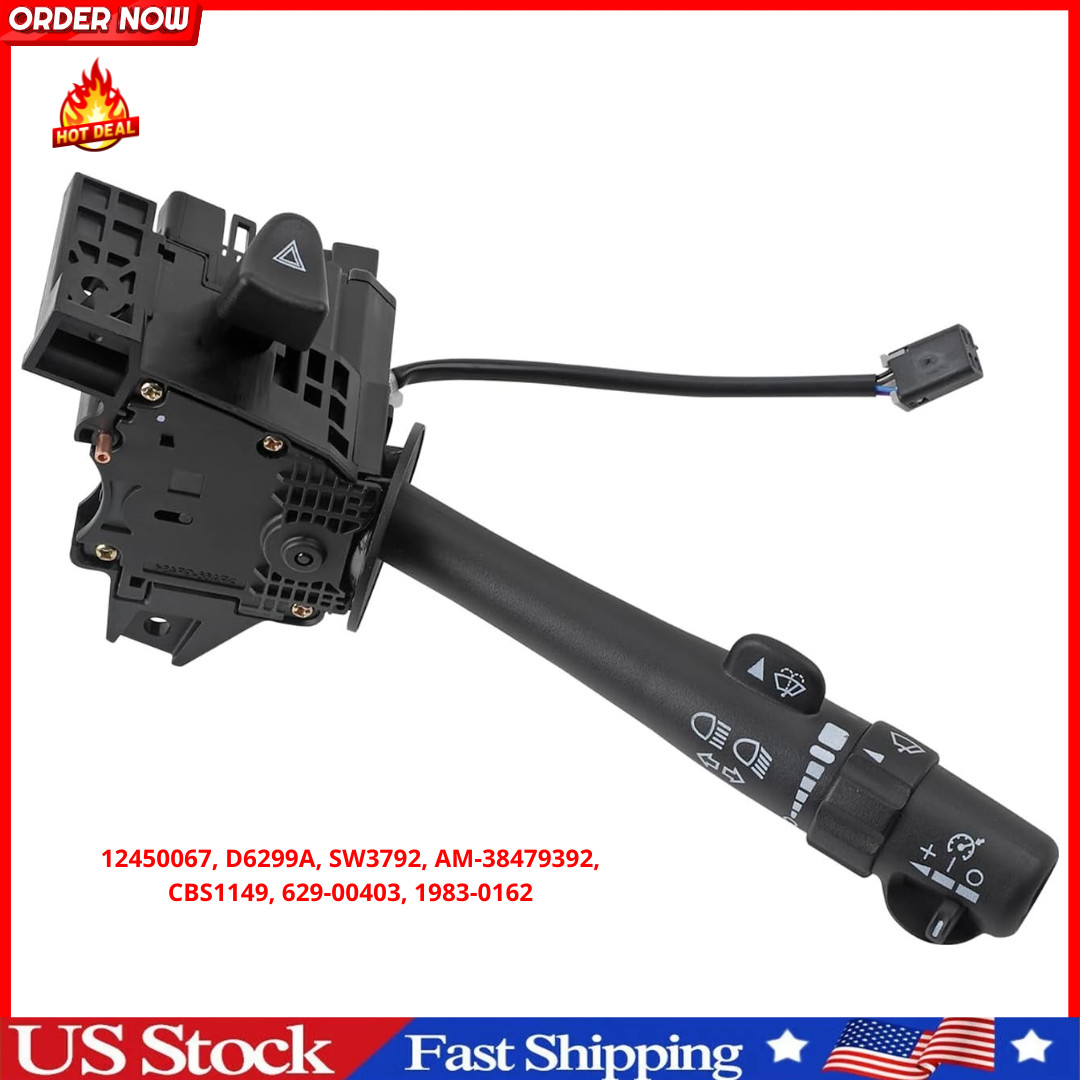 Multifunction Turn Signal Switch Fits for 2002-2009 Chevy Silverado Tahoe GMC En