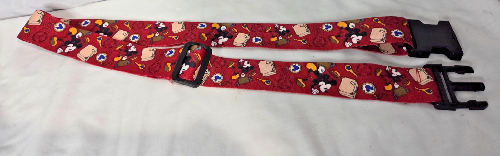 Disney Parks Mickey Mouse Luggage Strap Belt Travel Suitcase Adjustable 2''