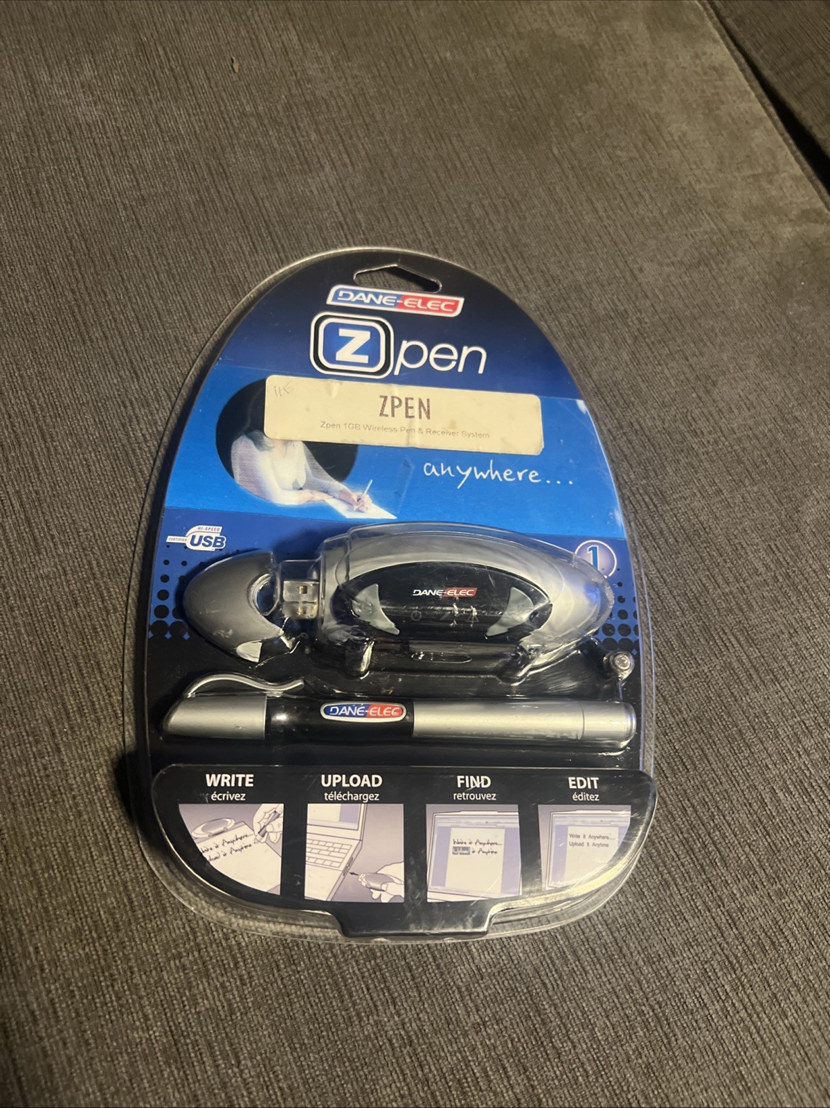"NEW"  Dane-Elec DA-DP1-01GC5-R Z-PEN Wireless USB Digital Pen