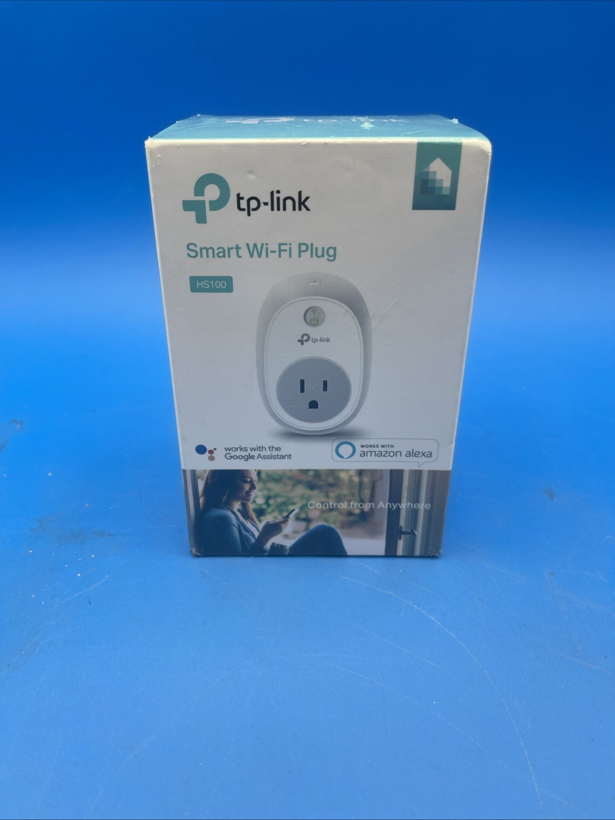 TP-Link Kasa Smart HS100 WiFi Smart Plug, Classic 1-Pack White - Factory Sealed