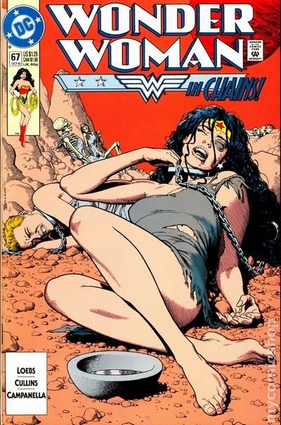 Wonder Woman #67 FN 1992 Stock Image